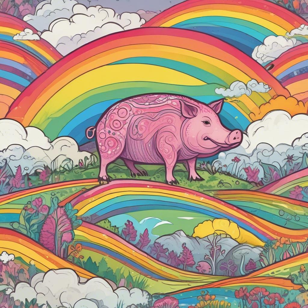 Hog on a Rainbow