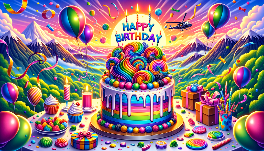 Happy Birthday Friend Cake Image