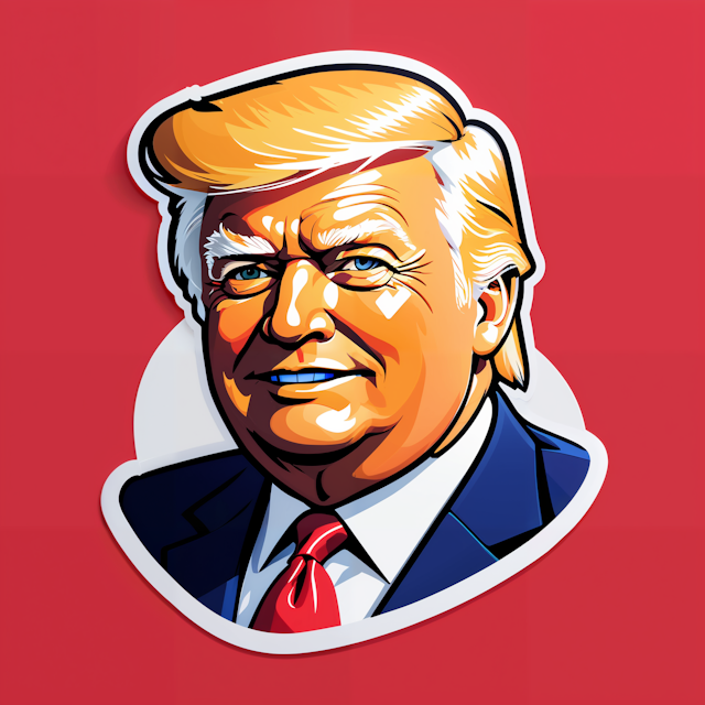 AI Donald Trump Sticker Category