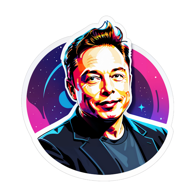 AI Elon Musk Sticker Category