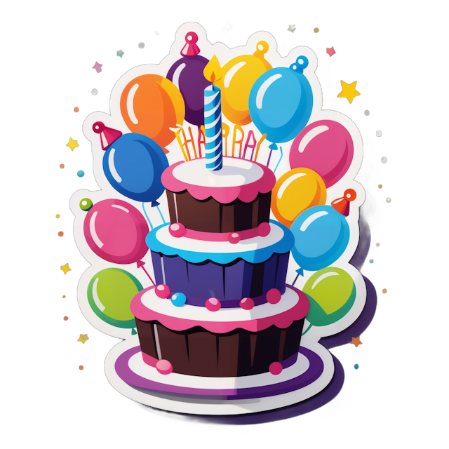 AI Happy Birthday Sticker Category