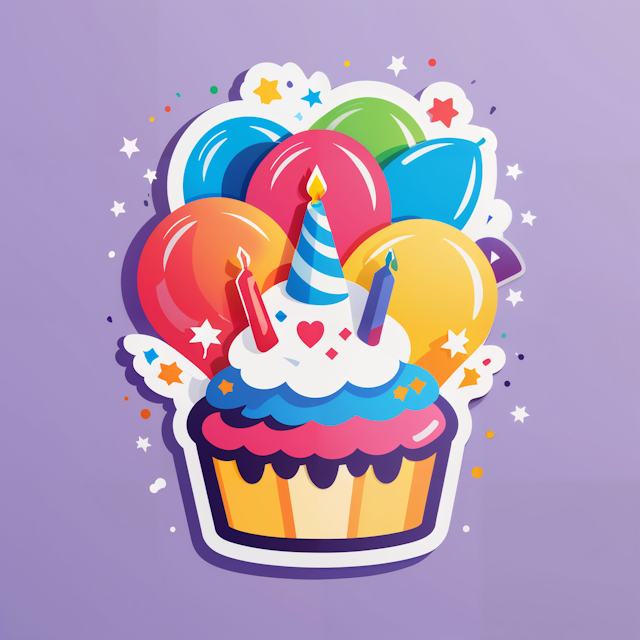 AI Birthday Sticker Category