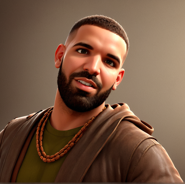 AI Generated image of Drake