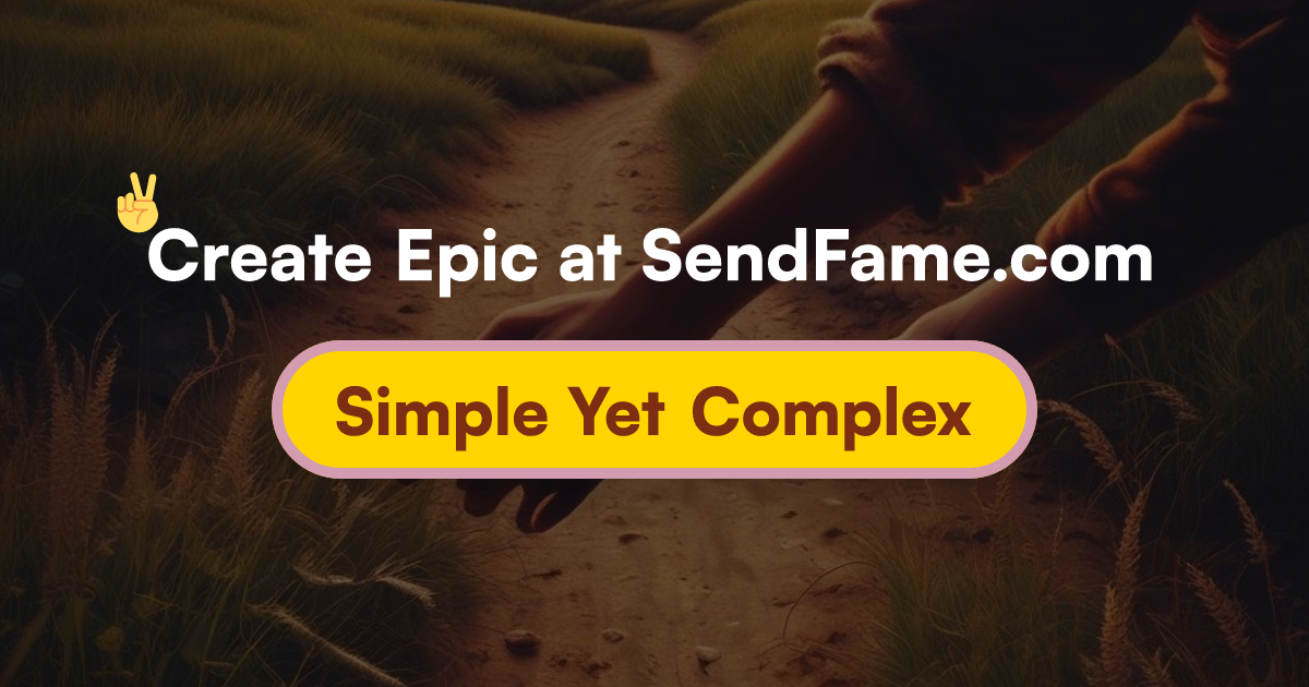 Simple Yet Complex | AI Music Generator Studio by SendFame