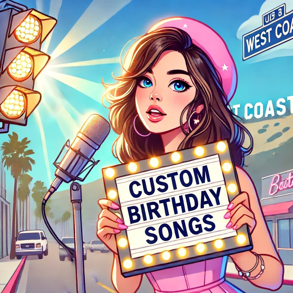 AI Happy Birthday Song Generator with lyrics and name image