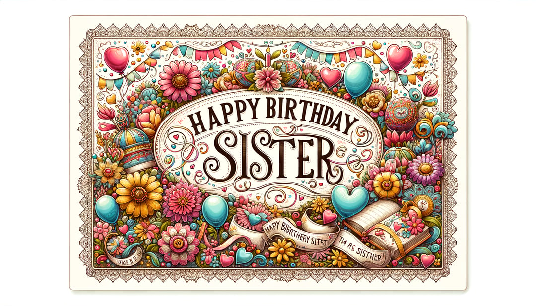 Happy Birthday Sister Image