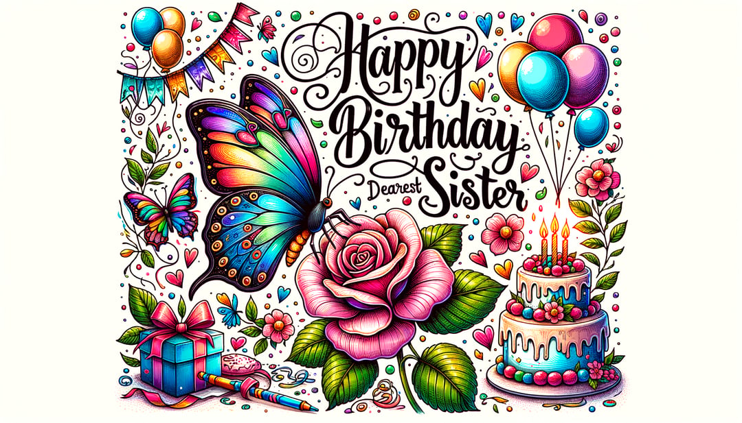 Happy Birthday Sister Image