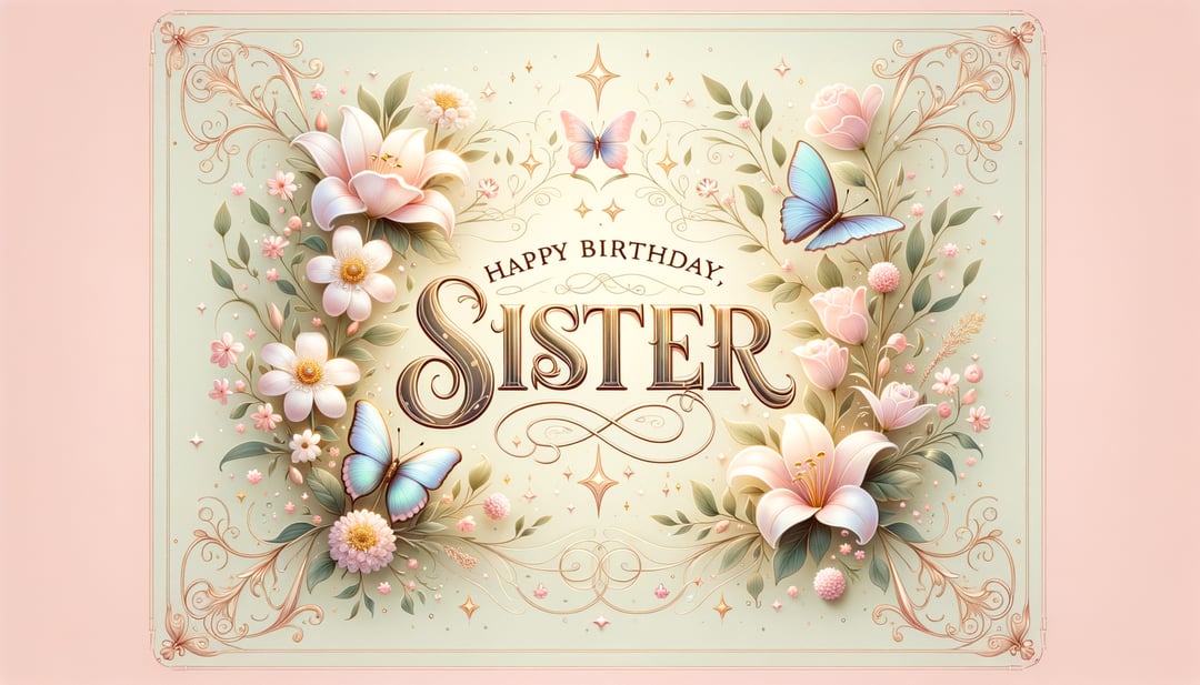 Happy Birthday Sister Image