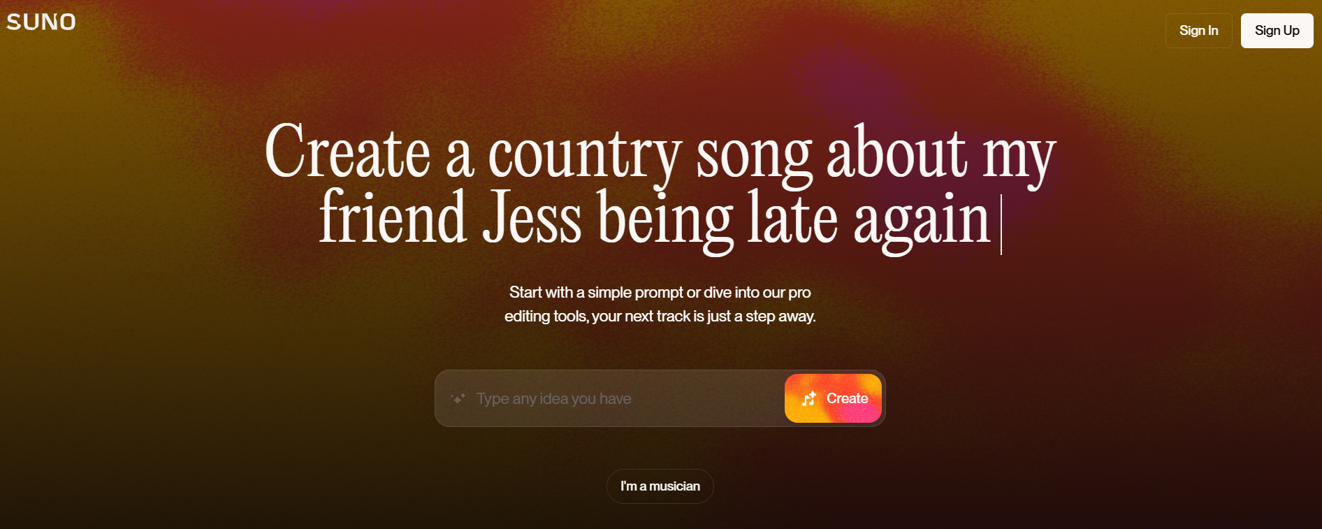 Suno AI - Best AI Generated Music