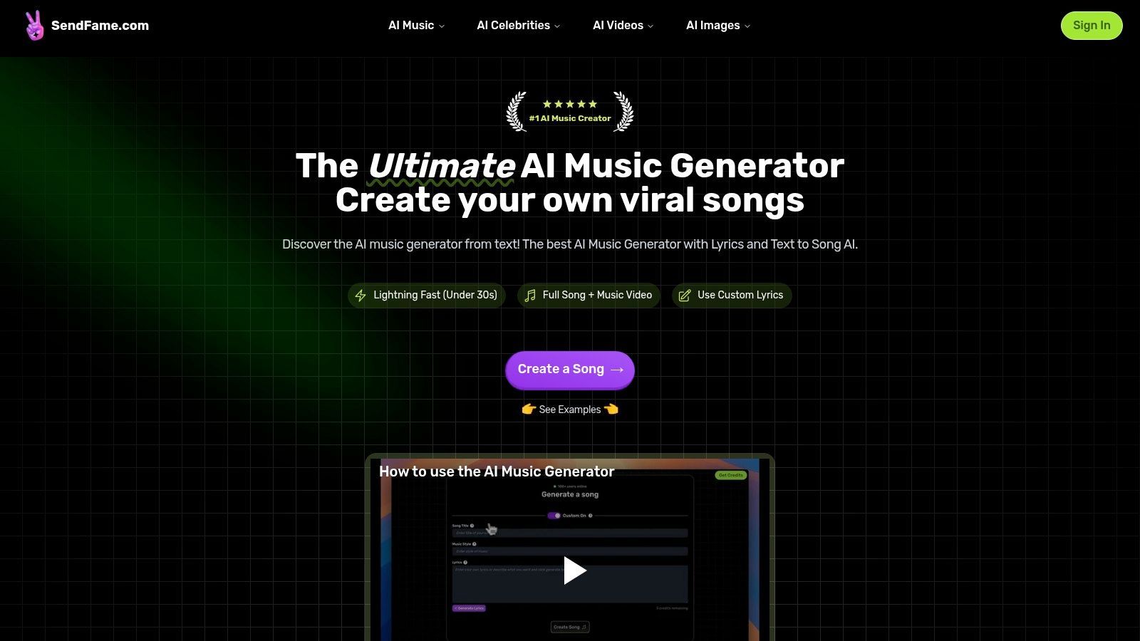 AI Music Generator Studio – Create AI Music, Song Lyrics and Artist Voice Instantly