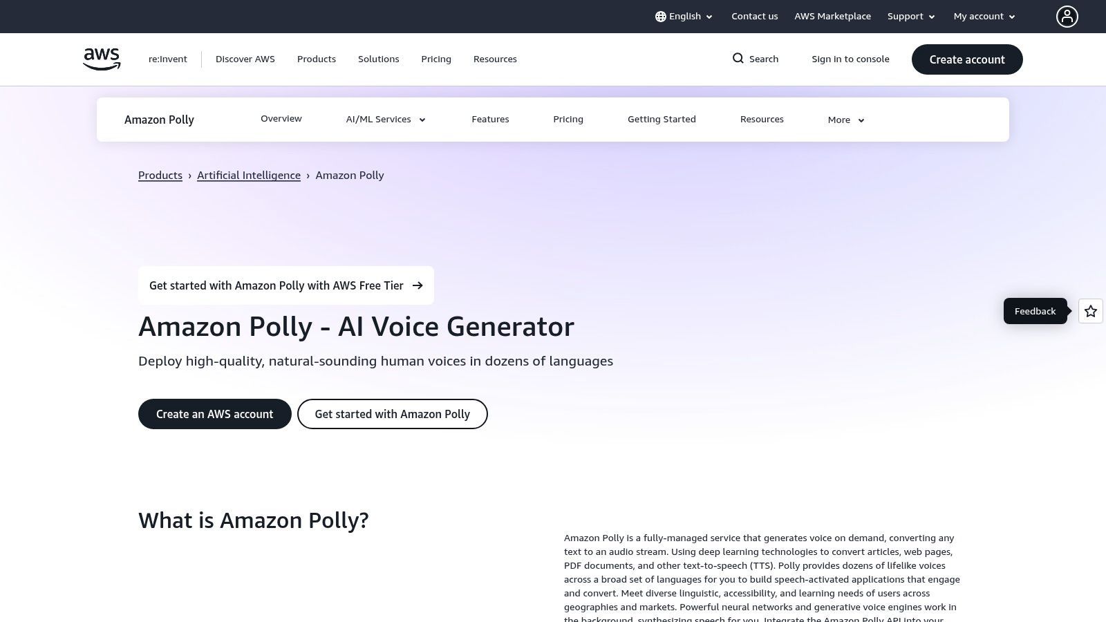 Amazon Polly (AWS)