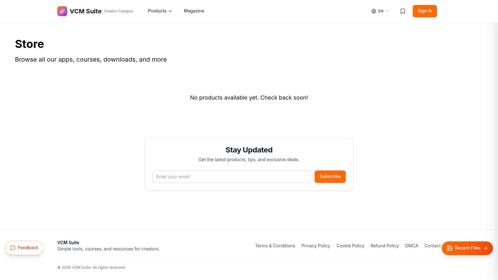 VCM Suite – Producer Tag Generator
