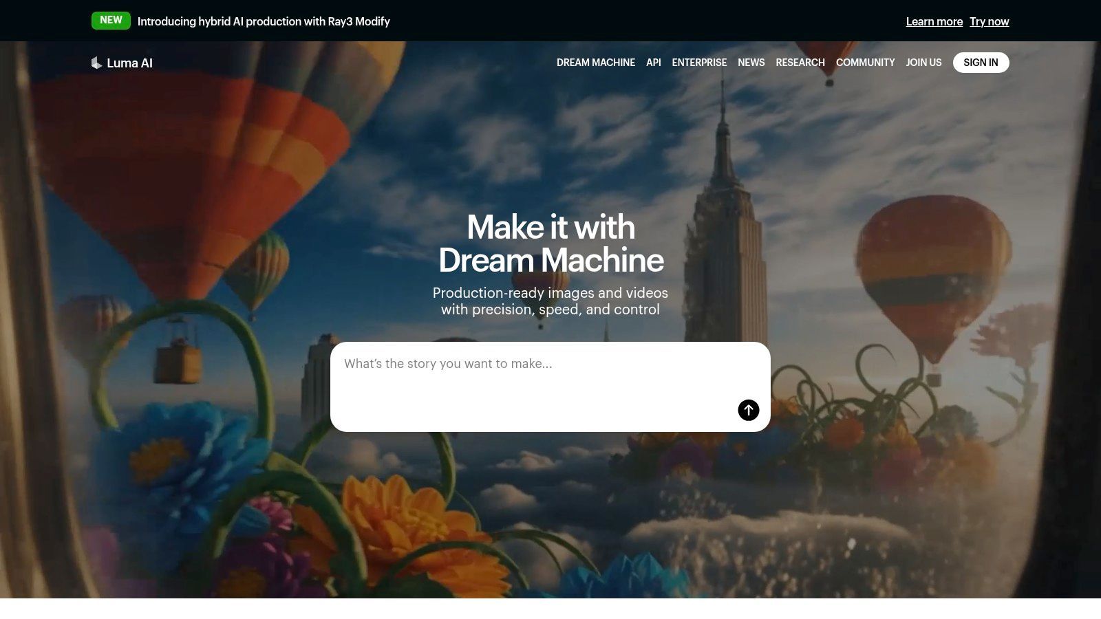 Luma AI (Dream Machine)