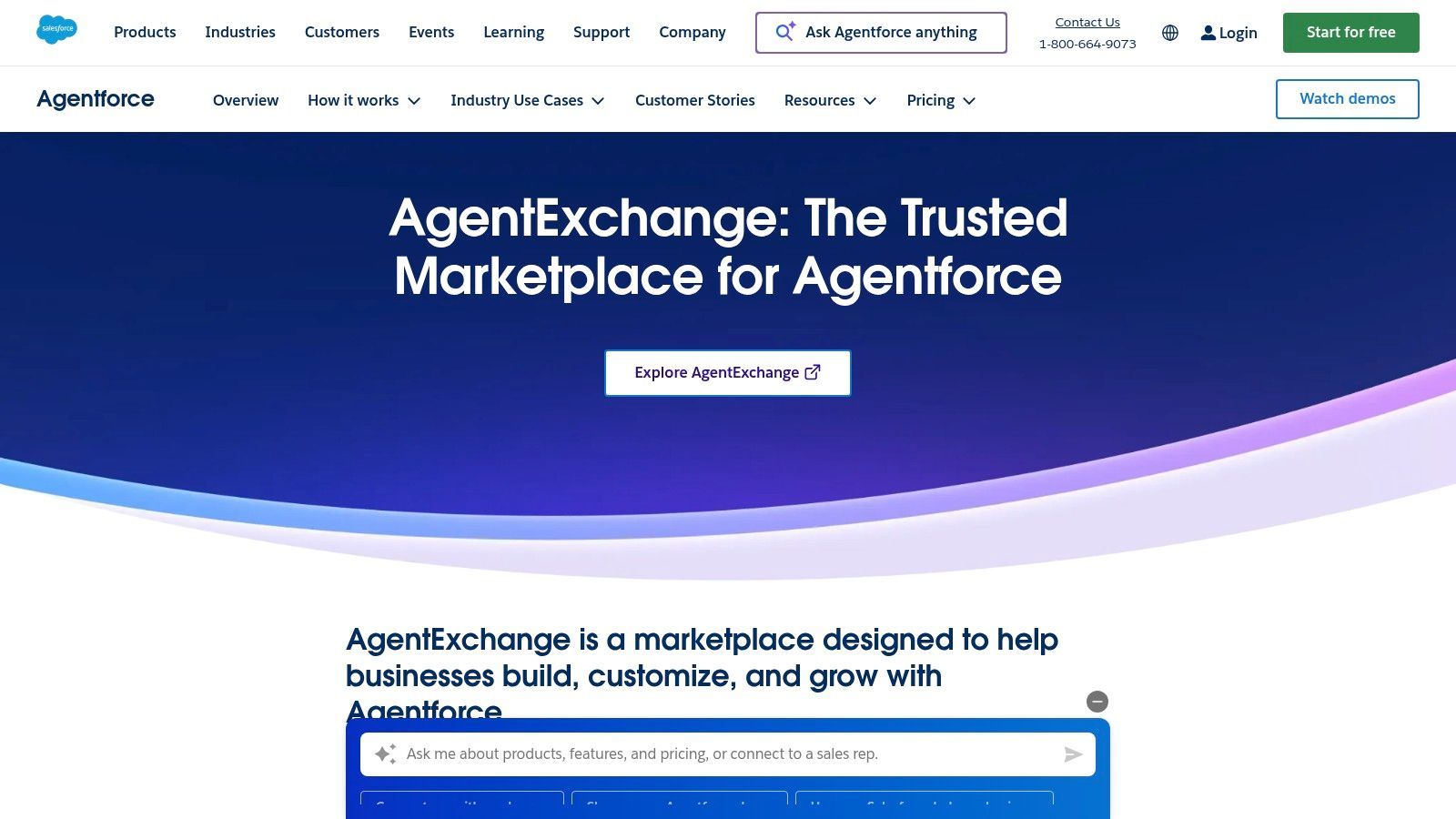 Salesforce AgentExchange / AppExchange