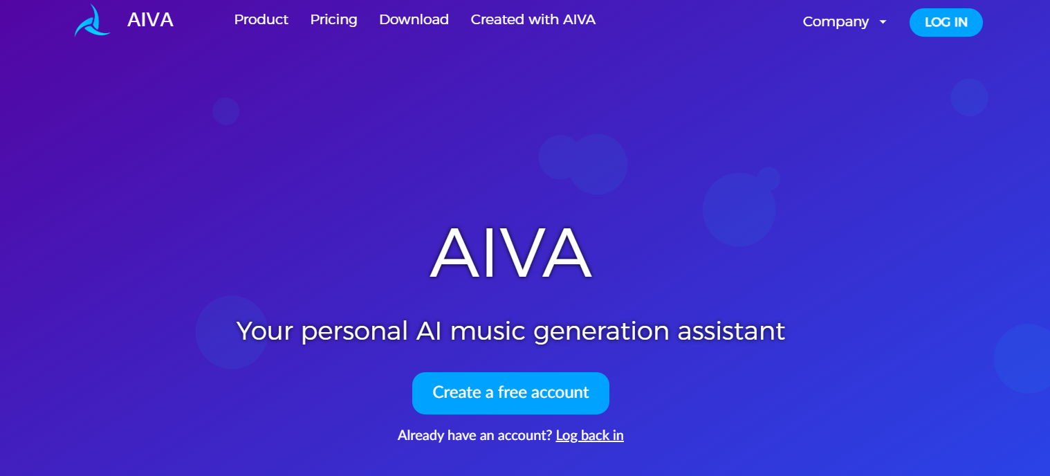 AIVA - AI Tools for Musicians