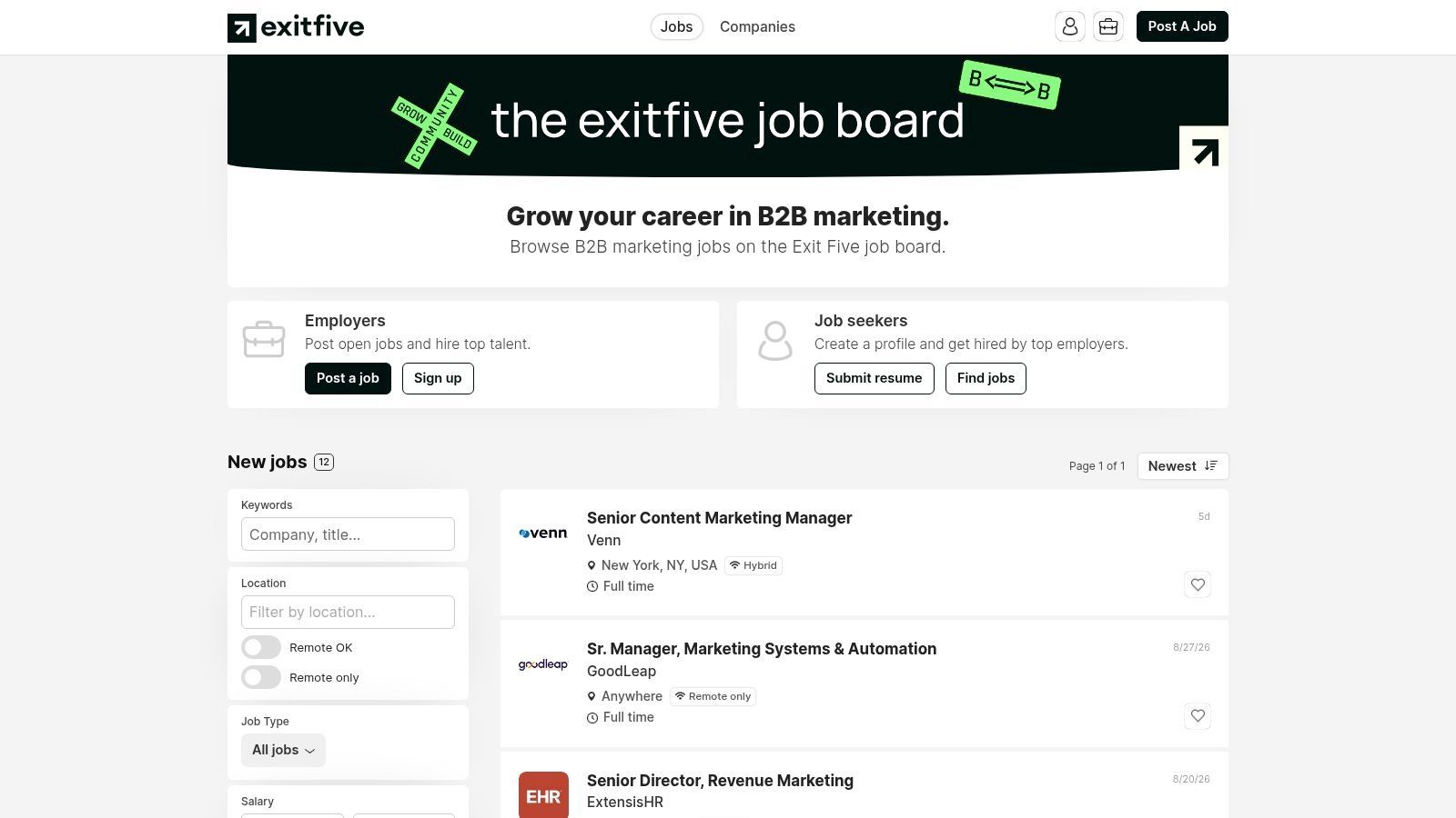 PMA Jobs