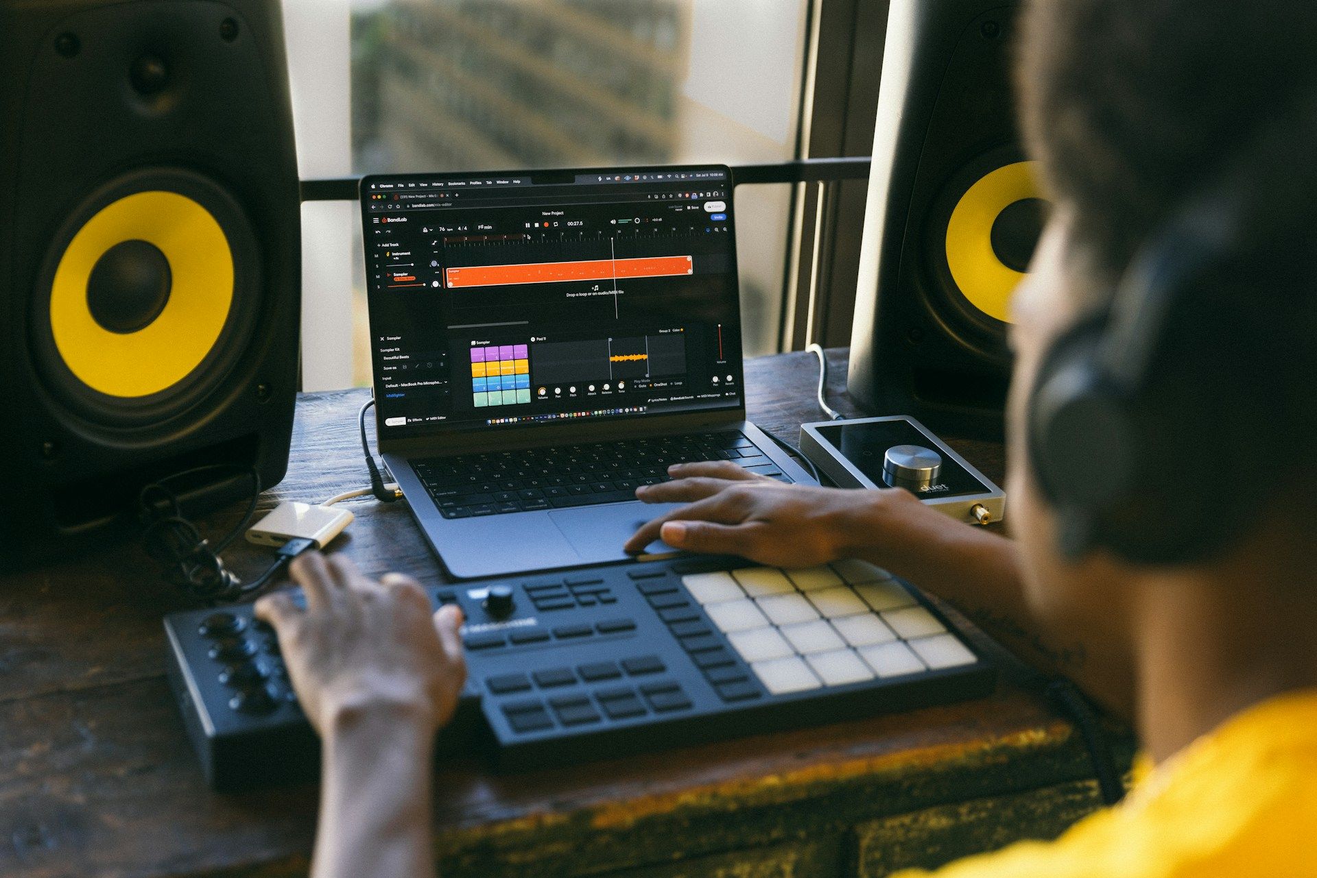 man working on song - Can AI Make Music