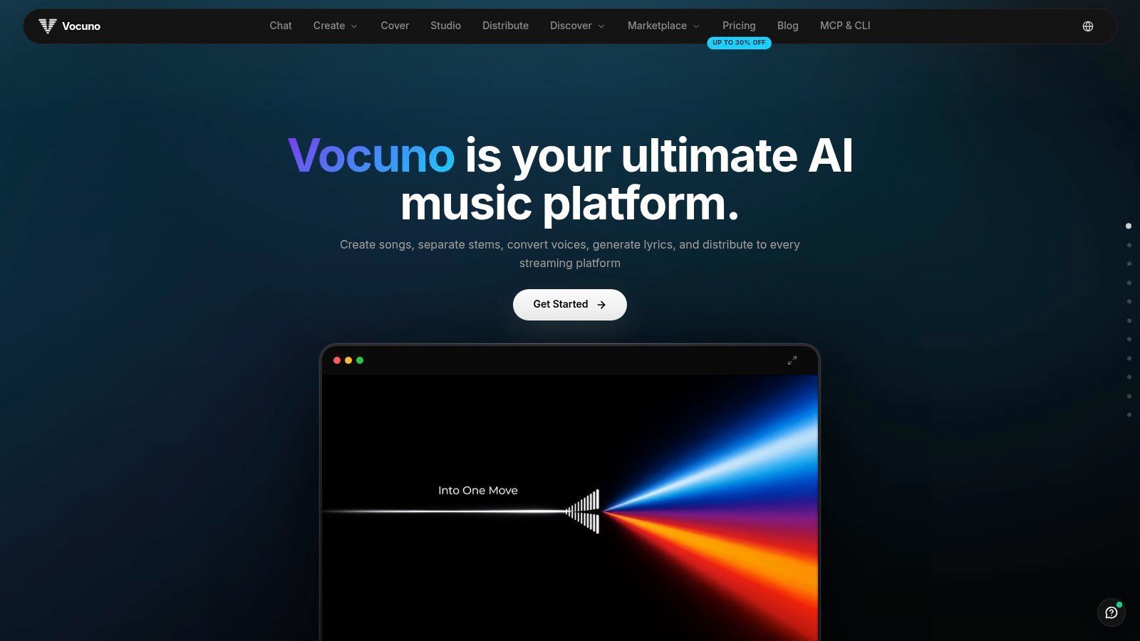 Screenshot from https://vocuno.com