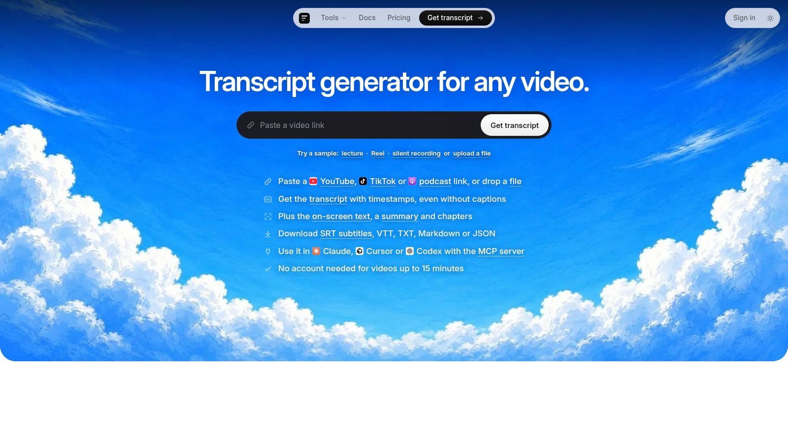 Screenshot from https://scribiz.com