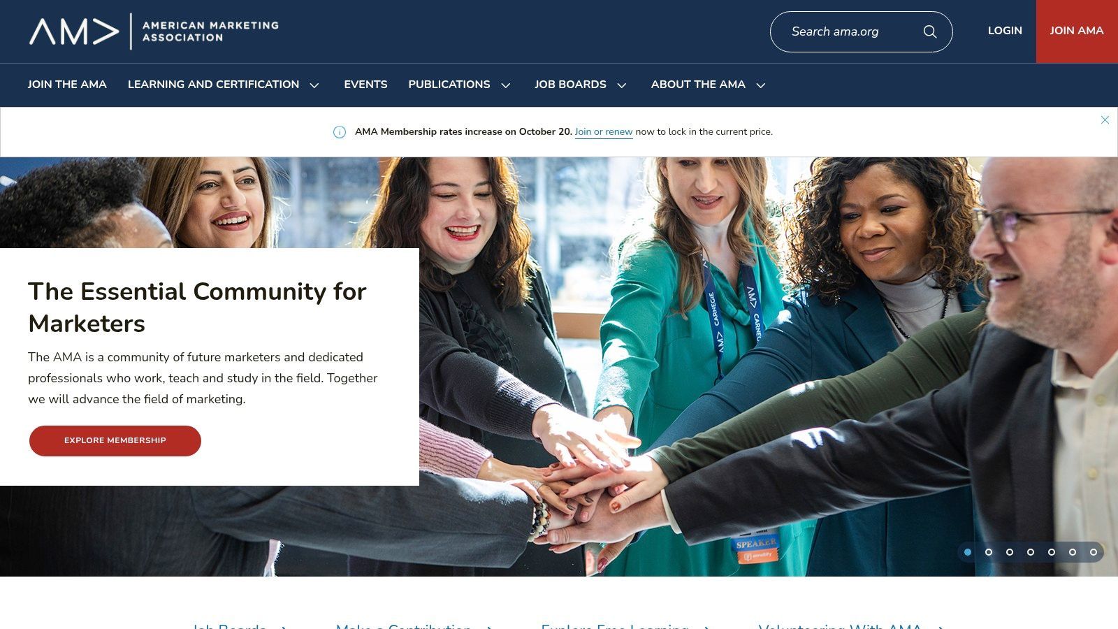 American Marketing Association (AMA) Job Board