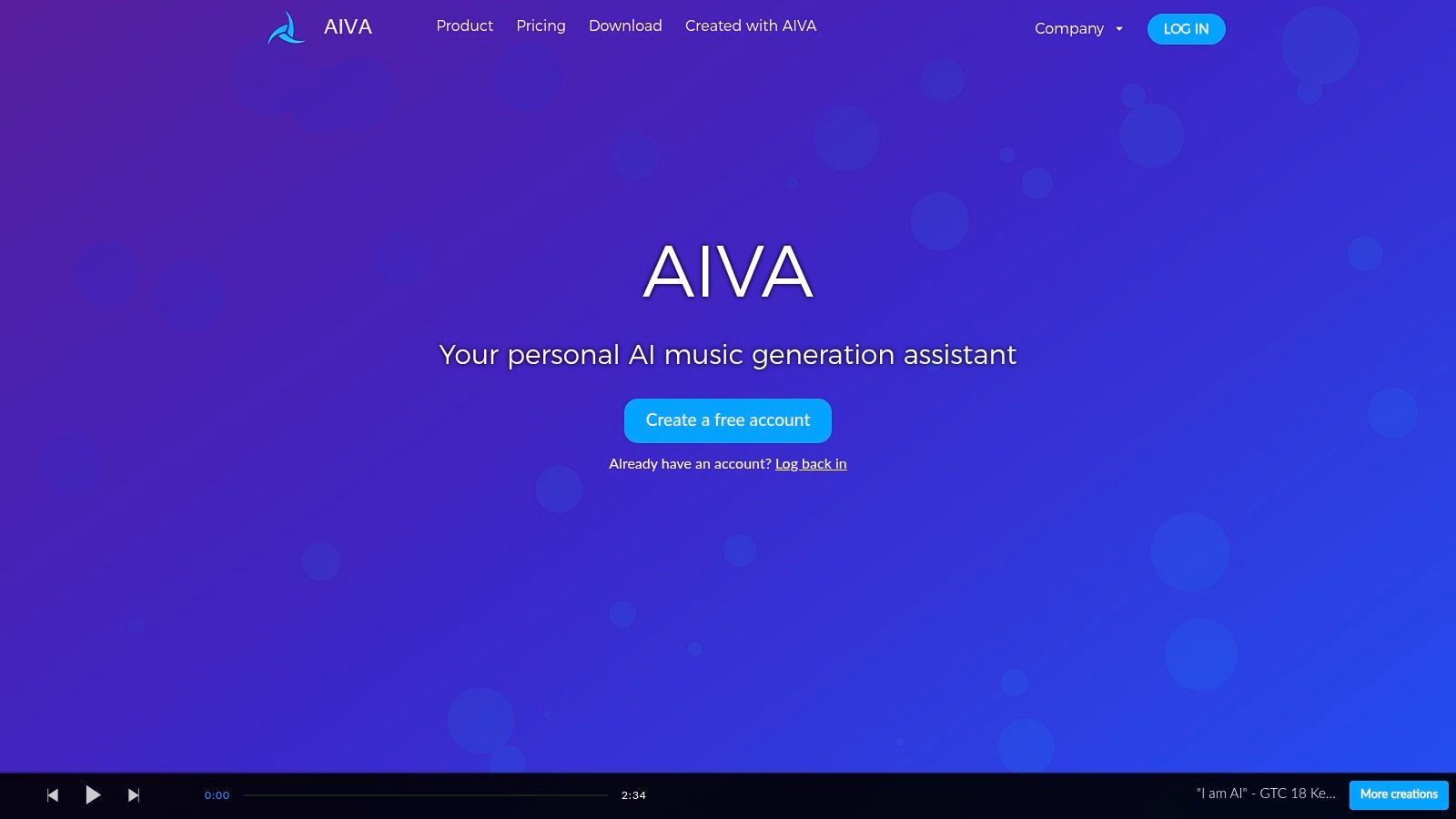 AIVA (Artificial Intelligence Virtual Artist)