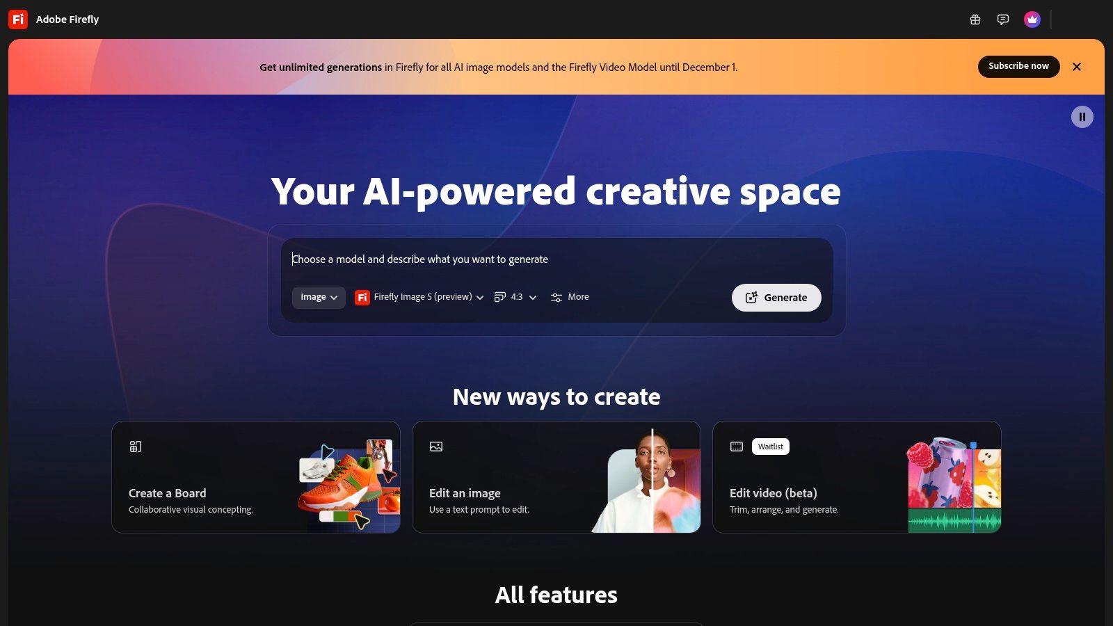 Adobe Firefly – Generate Soundtrack