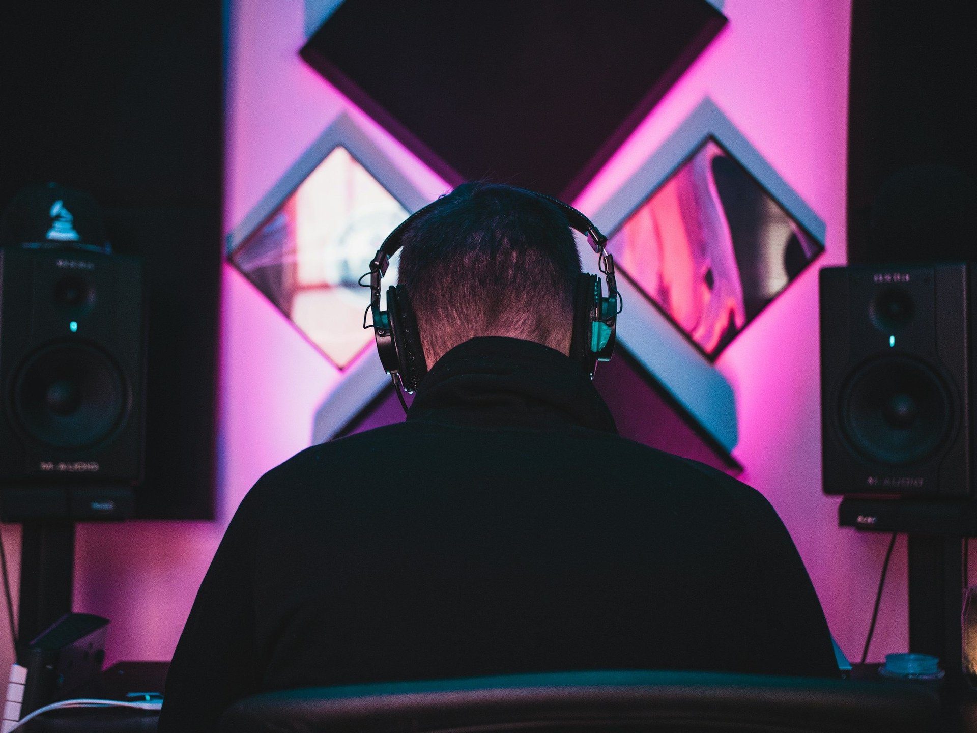 Man Wearing Headphones - Best AI Generated Music