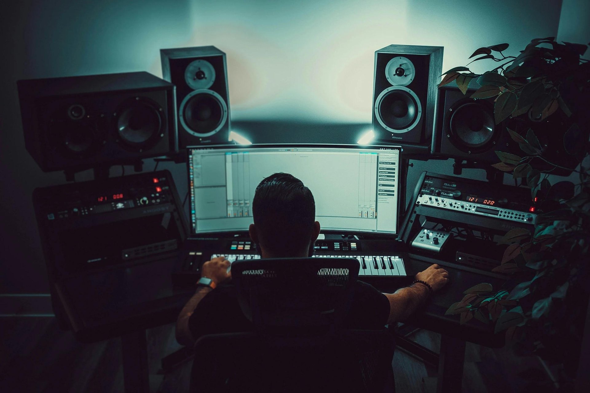 man working on his new song - What Is AI Music