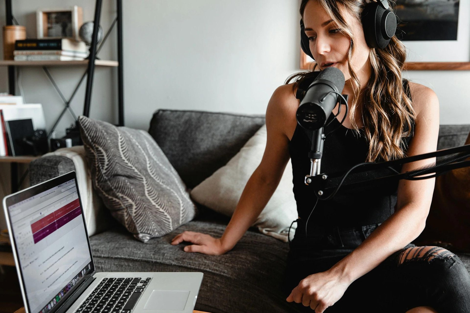 woman making new song - How to Make AI Music Covers