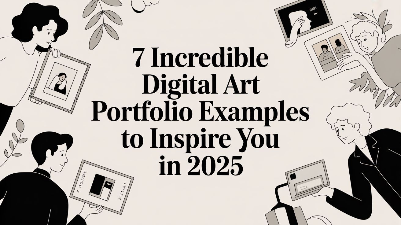 7 Incredible Digital Art Portfolio Examples to Inspire You in 2025