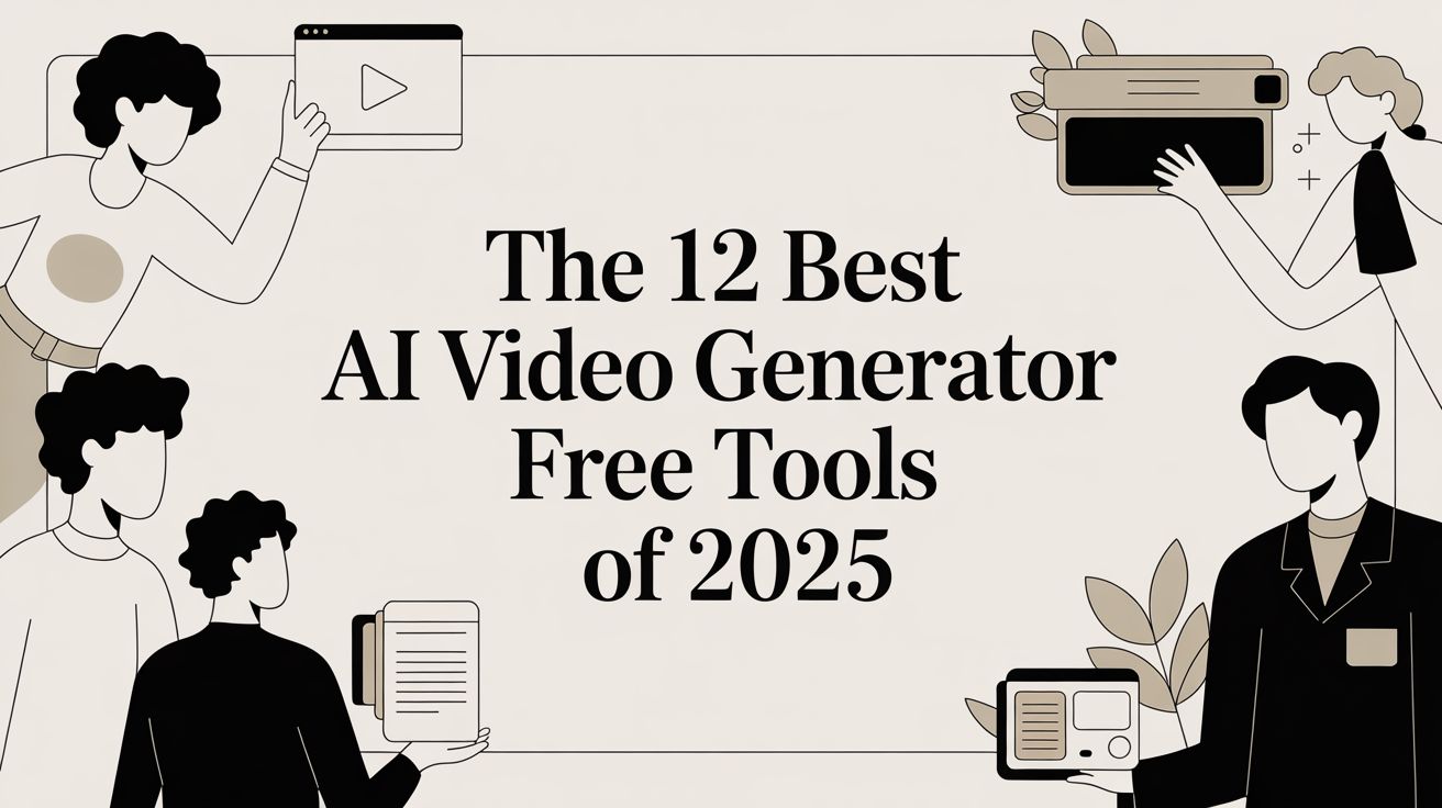 The 12 Best AI Video Generator Free Tools of 2025