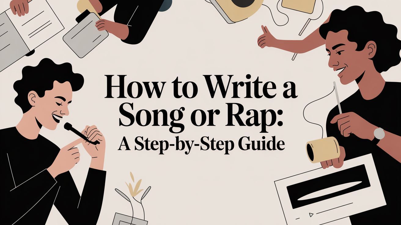 How to write a song or rap: A step-by-step guide