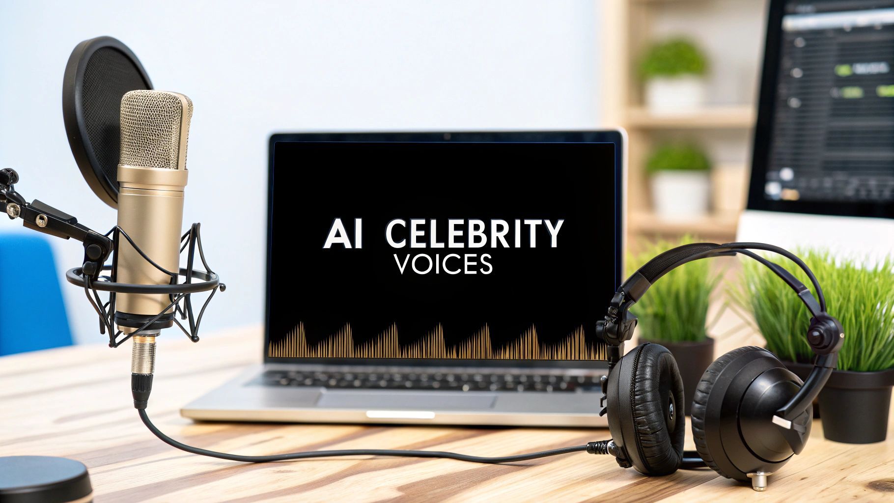 Poster image for 12 Best AI Celebrity Voice Generator Tools for 2025