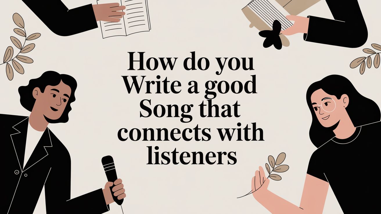 How Do You Write a Good Song That Connects with Listeners
