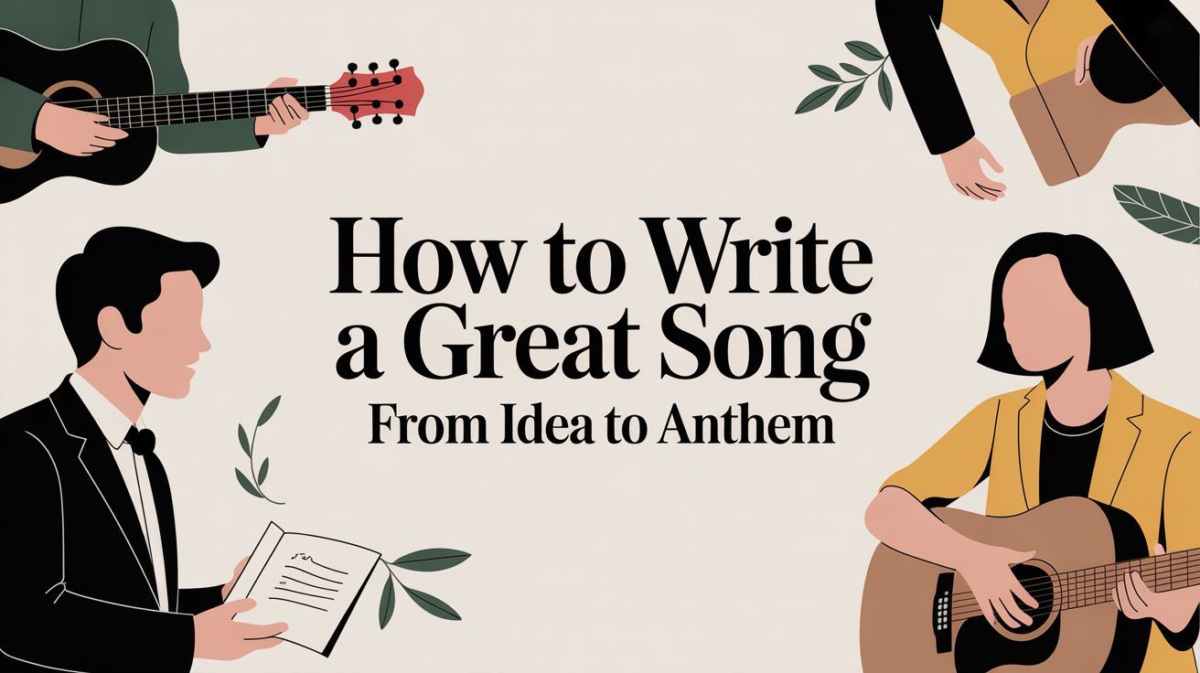 How to Write a Great Song From Idea to Anthem