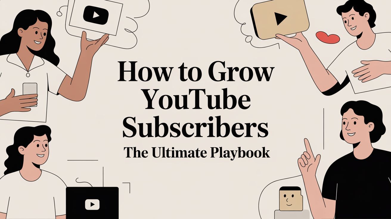 Poster image for How to Grow YouTube Subscribers The Ultimate Playbook