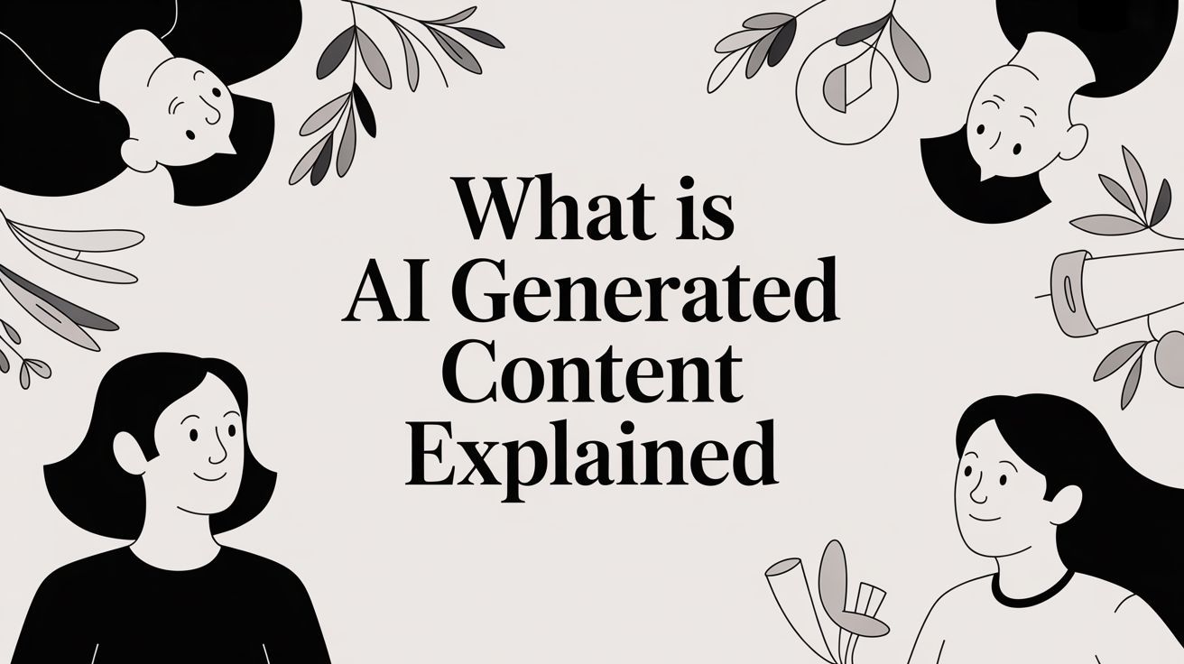 What Is AI Generated Content Explained