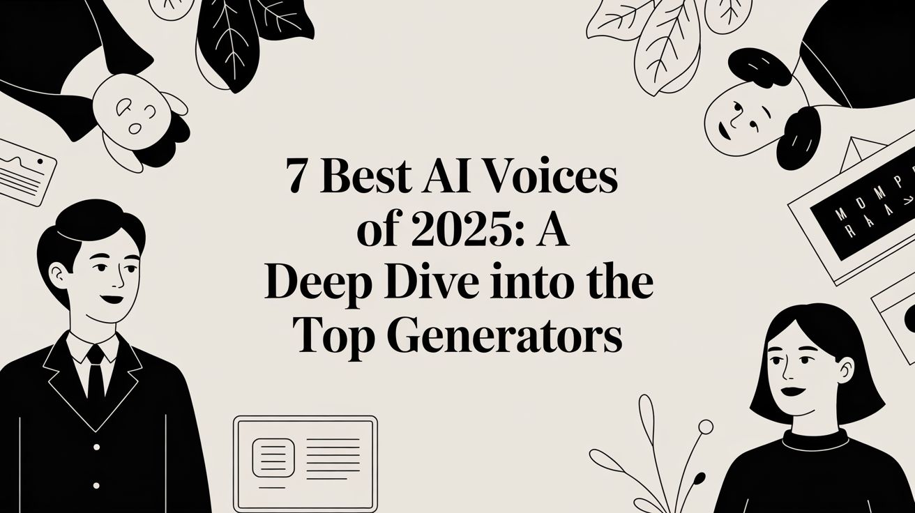 7 Best AI Voices of 2025: A Deep Dive into the Top Generators