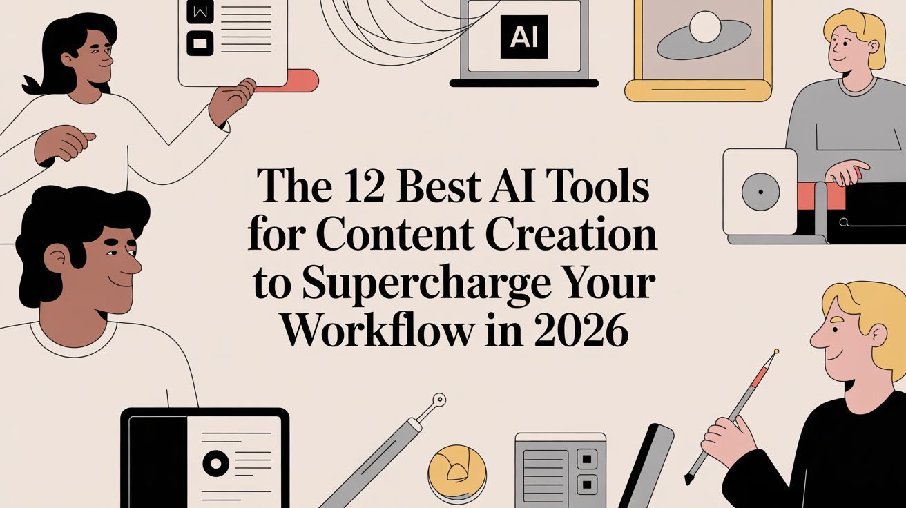 The 12 Best AI Tools for Content Creation to Supercharge Your Workflow in 2026