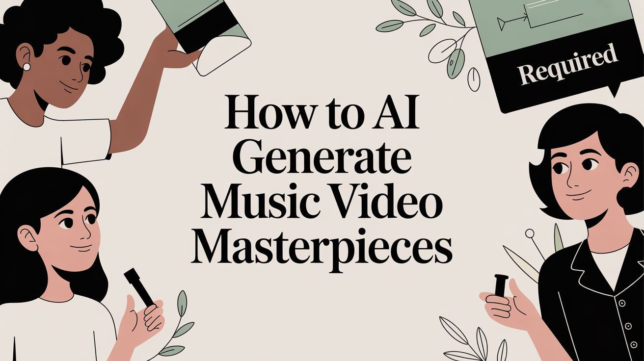 How to AI Generate Music Video Masterpieces