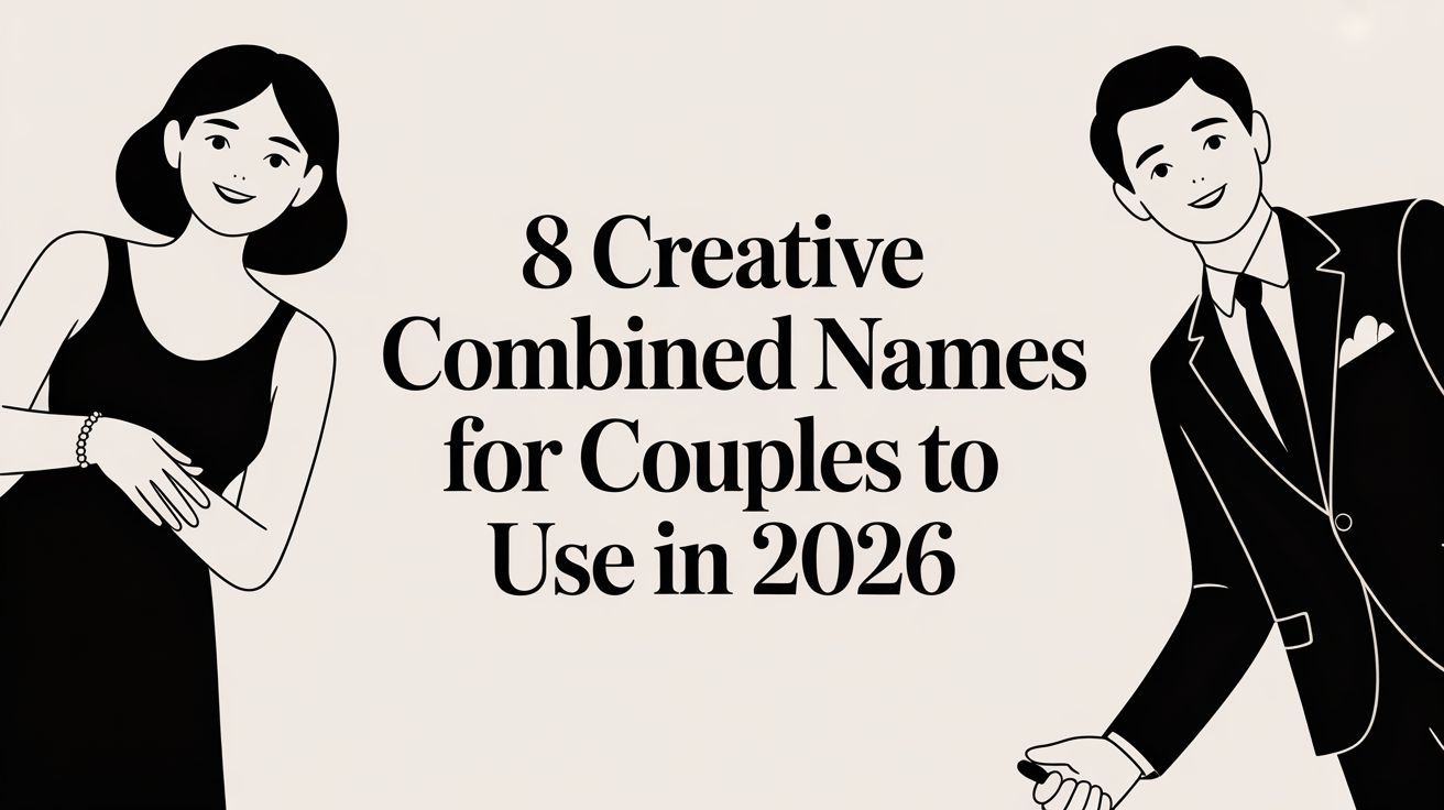 8 Creative Combined Names for Couples to Use in 2026