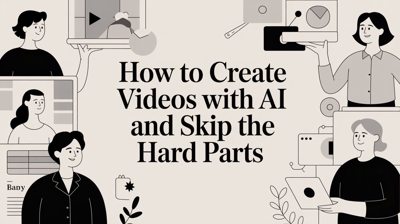 How to Create Videos with AI and Skip the Hard Parts