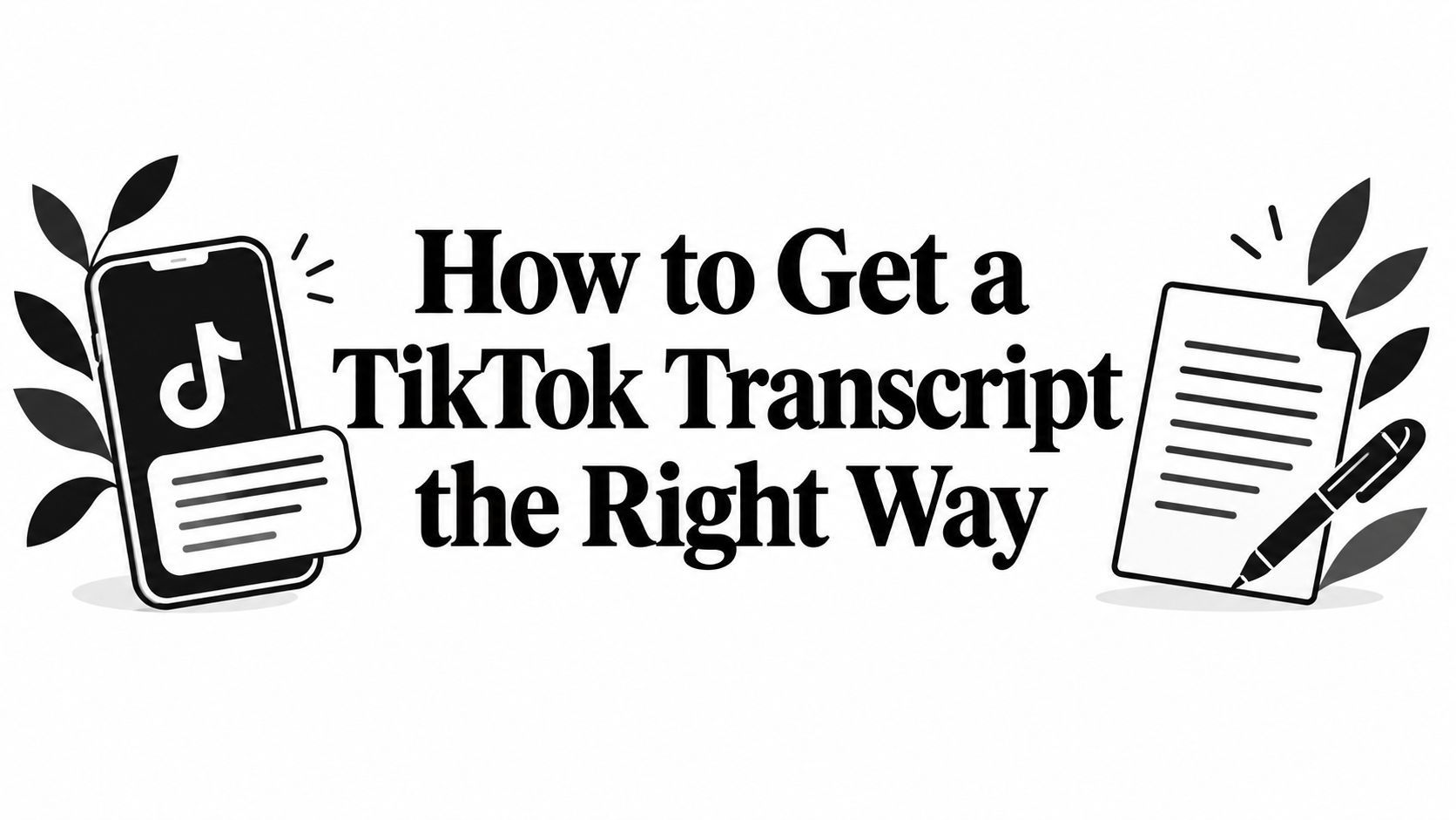 How to Get a TikTok Transcript the Right Way