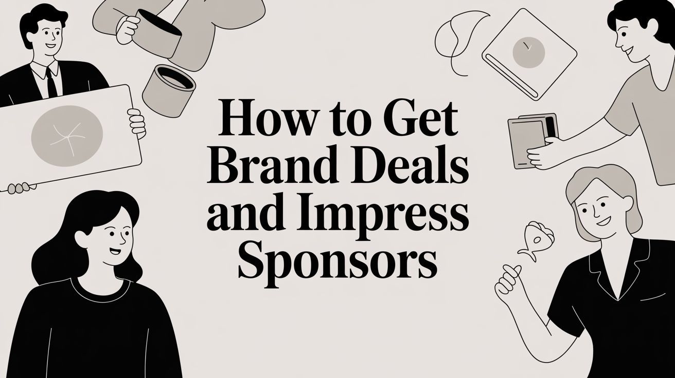 How to Get Brand Deals and Impress Sponsors