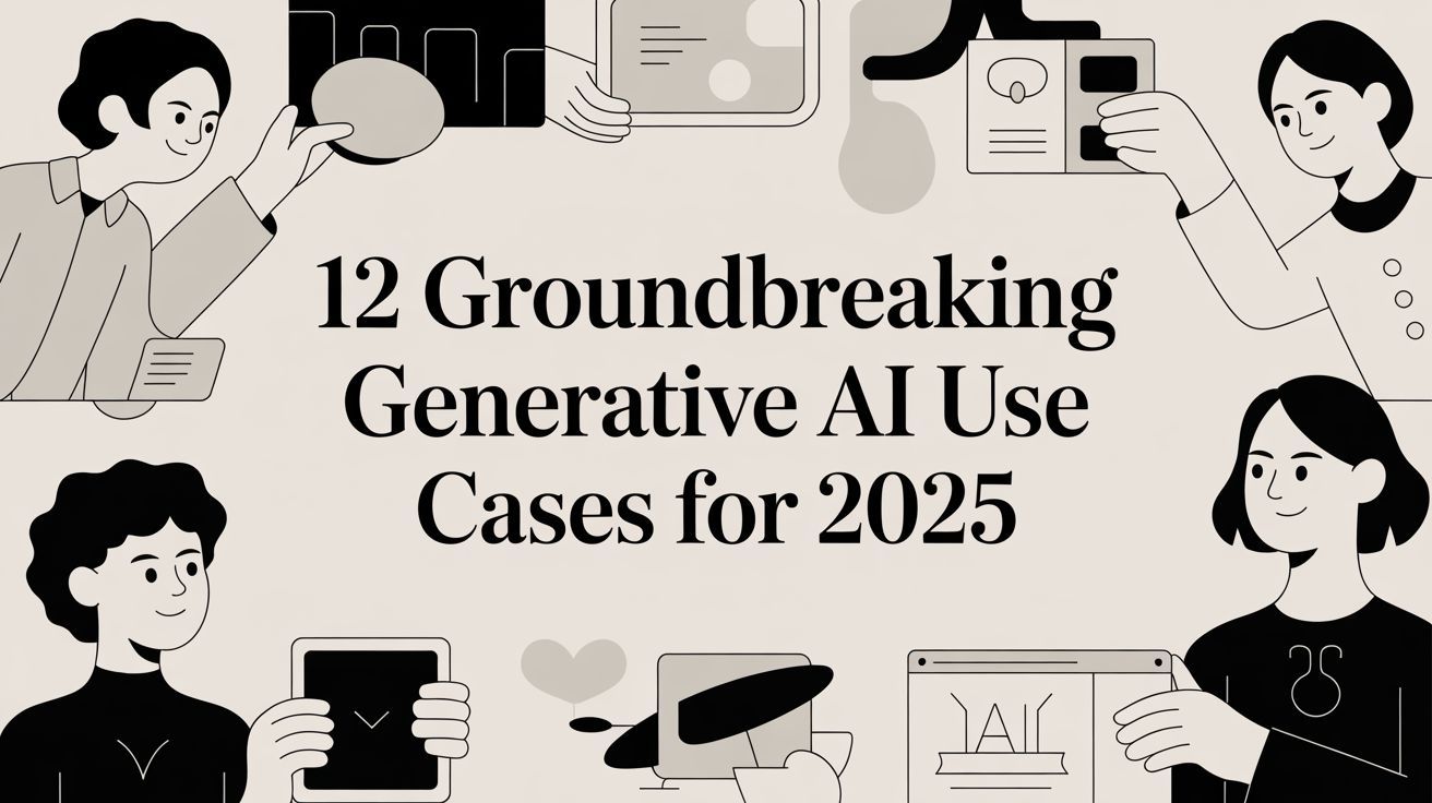 12 Groundbreaking Generative AI Use Cases for 2025