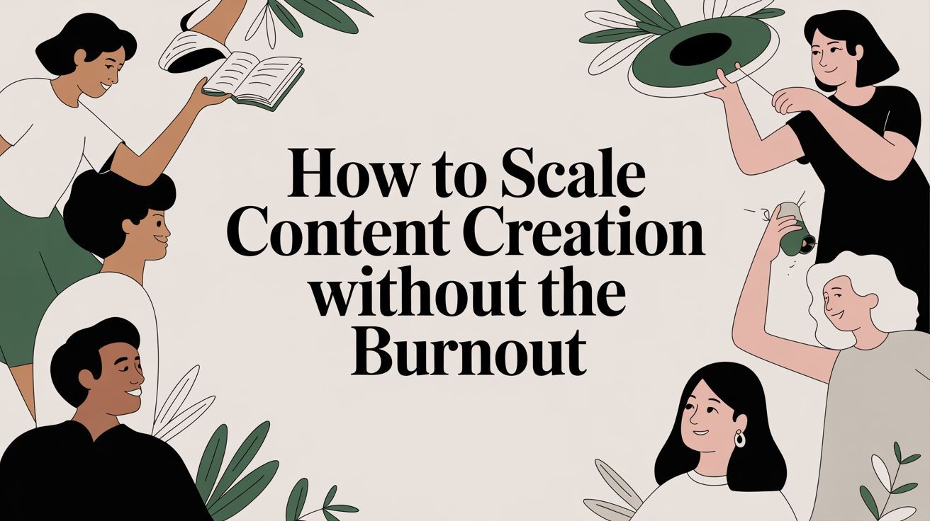 How to Scale Content Creation Without the Burnout