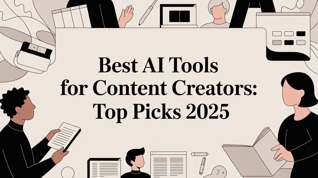 Best ai tools for content creators: Top picks 2025