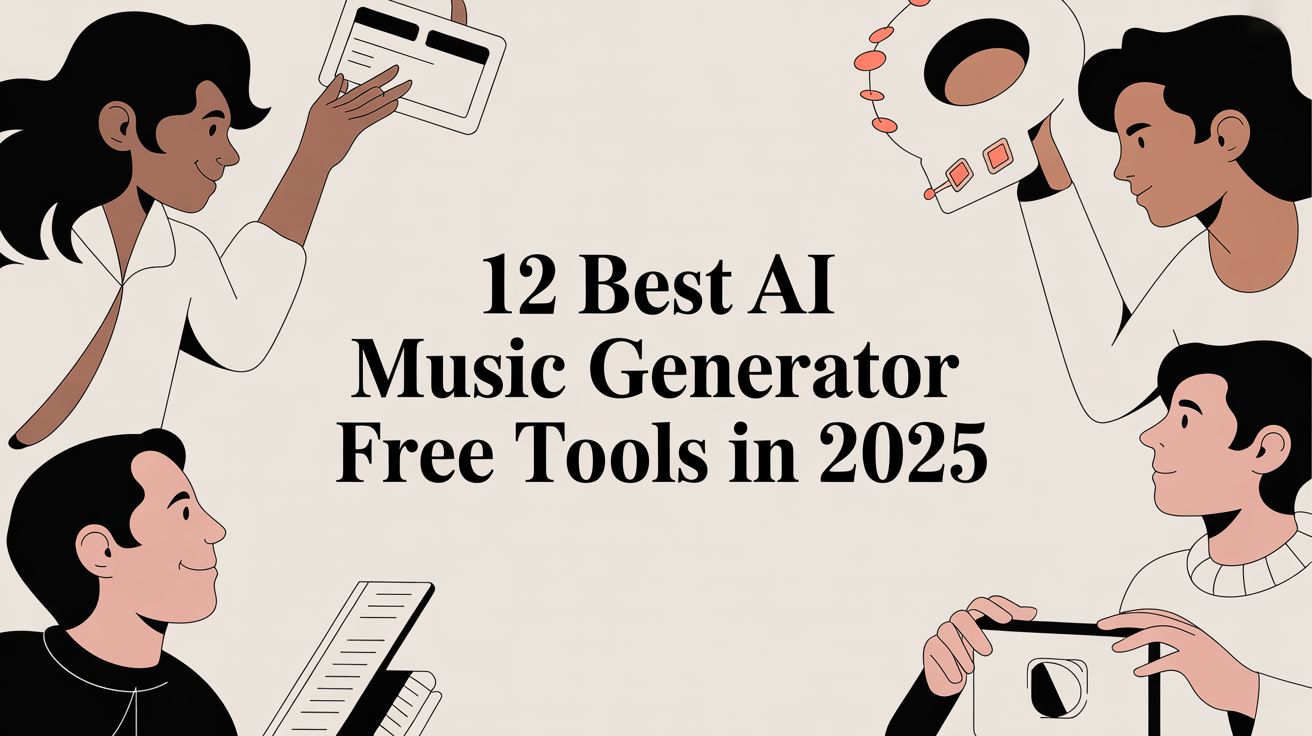 12 Best AI Music Generator Free Tools in 2025