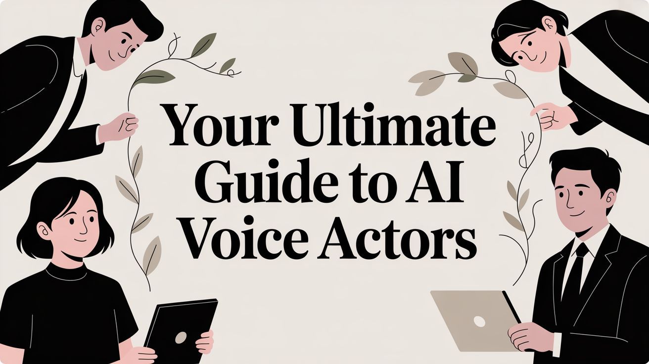 Your Ultimate Guide to AI Voice Actors