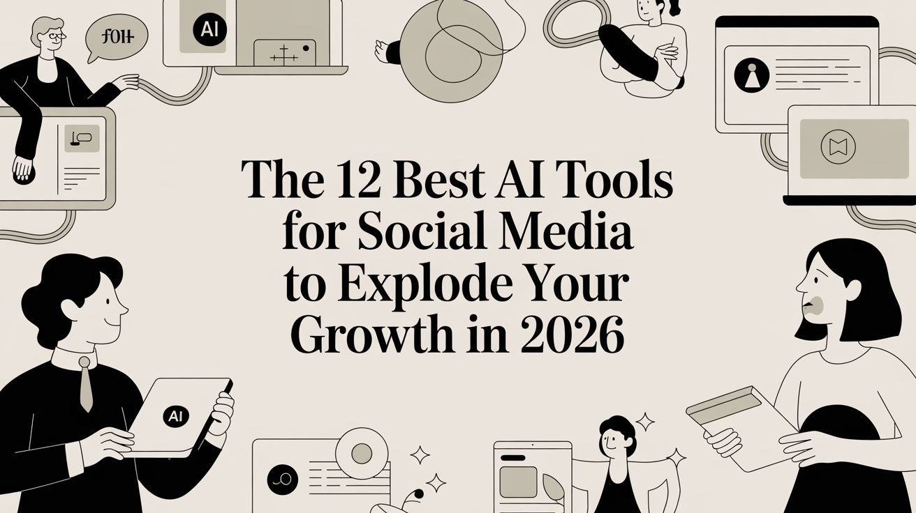The 12 Best AI Tools for Social Media to Explode Your Growth in 2026